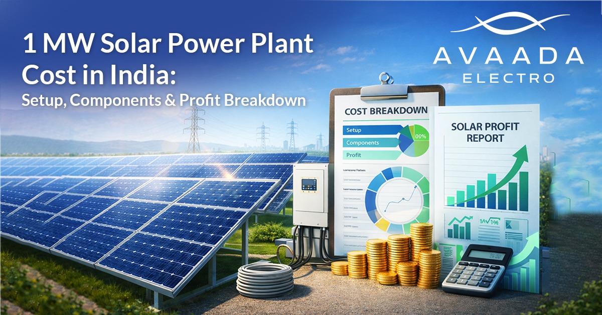 1 MW Solar Power Plant Cost in India
