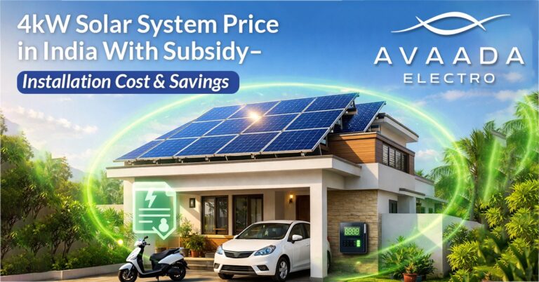 4kW Solar System Price in India With Subsidy