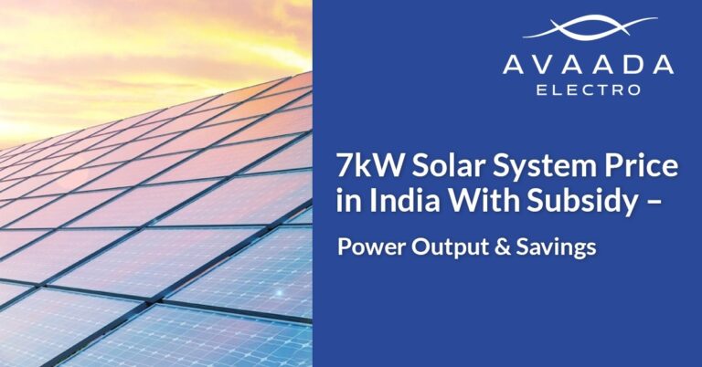 7kW Solar System Price in India With Subsidy