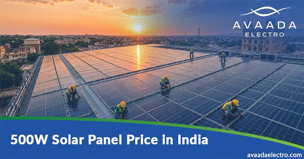 500 watt solar panel price in India