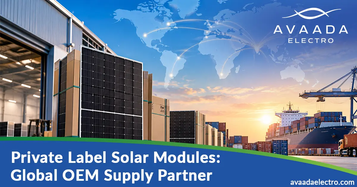Best solar modules for private-label supply globally