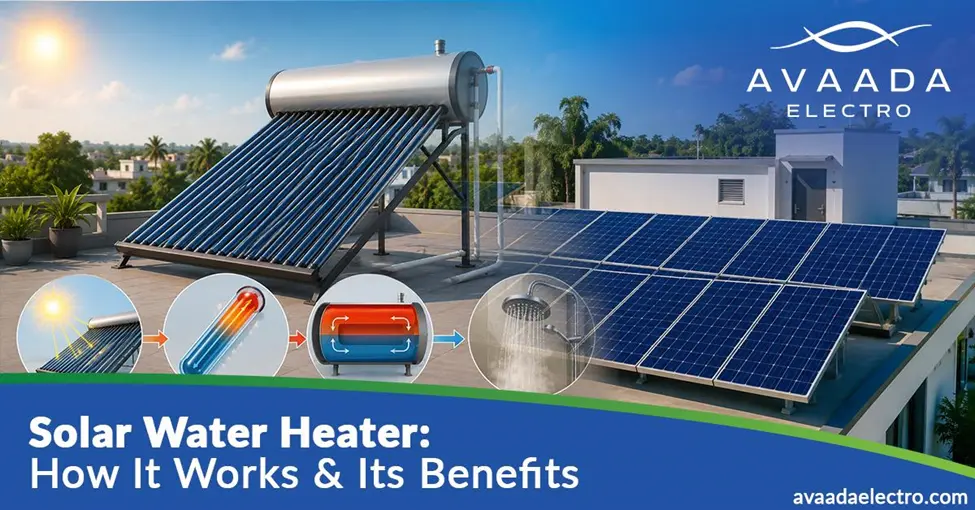 how does a solar water heater work