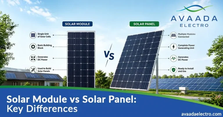 solar module vs solar panel