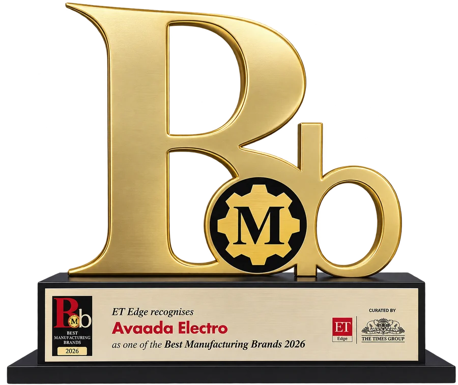 ET Edge Best Manufacturing Brands 2026 trophy awarded to Avaada Electro