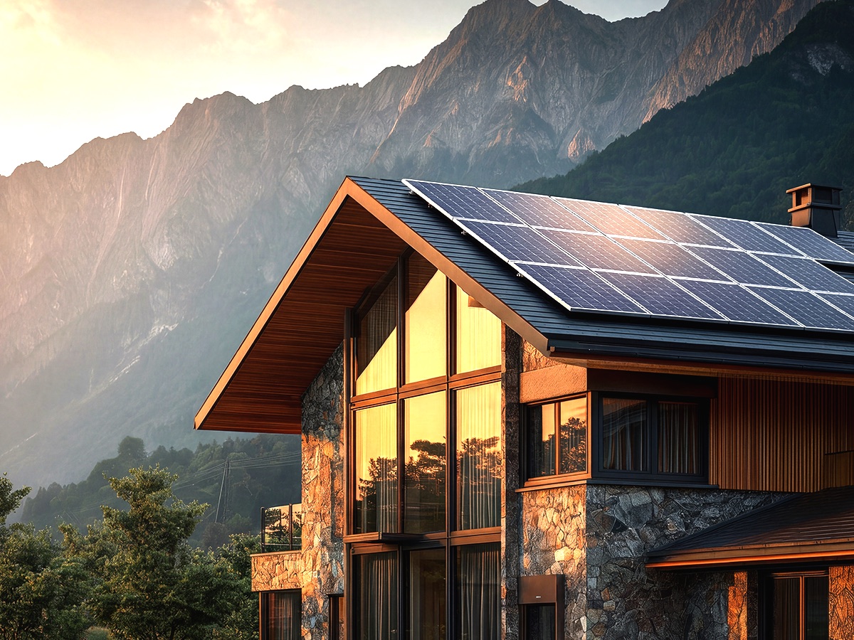Home with Avaada 620Wp N-Type TOPCon rooftop solar modules